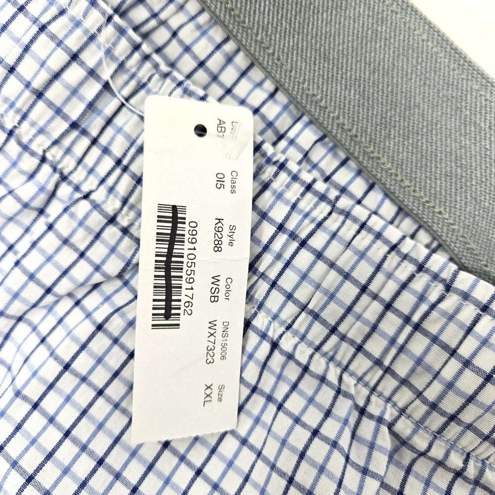 J. Crew Men's Stretch Mini-Tattersall Boxers Size XXL K9288